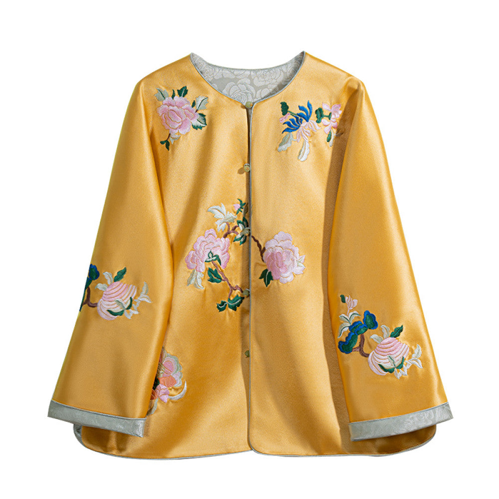 Improved cheongsam new 2025 new autumn and winter new Chinese women s dress Chinese style Tang style coat China Chic vintage coat image 7