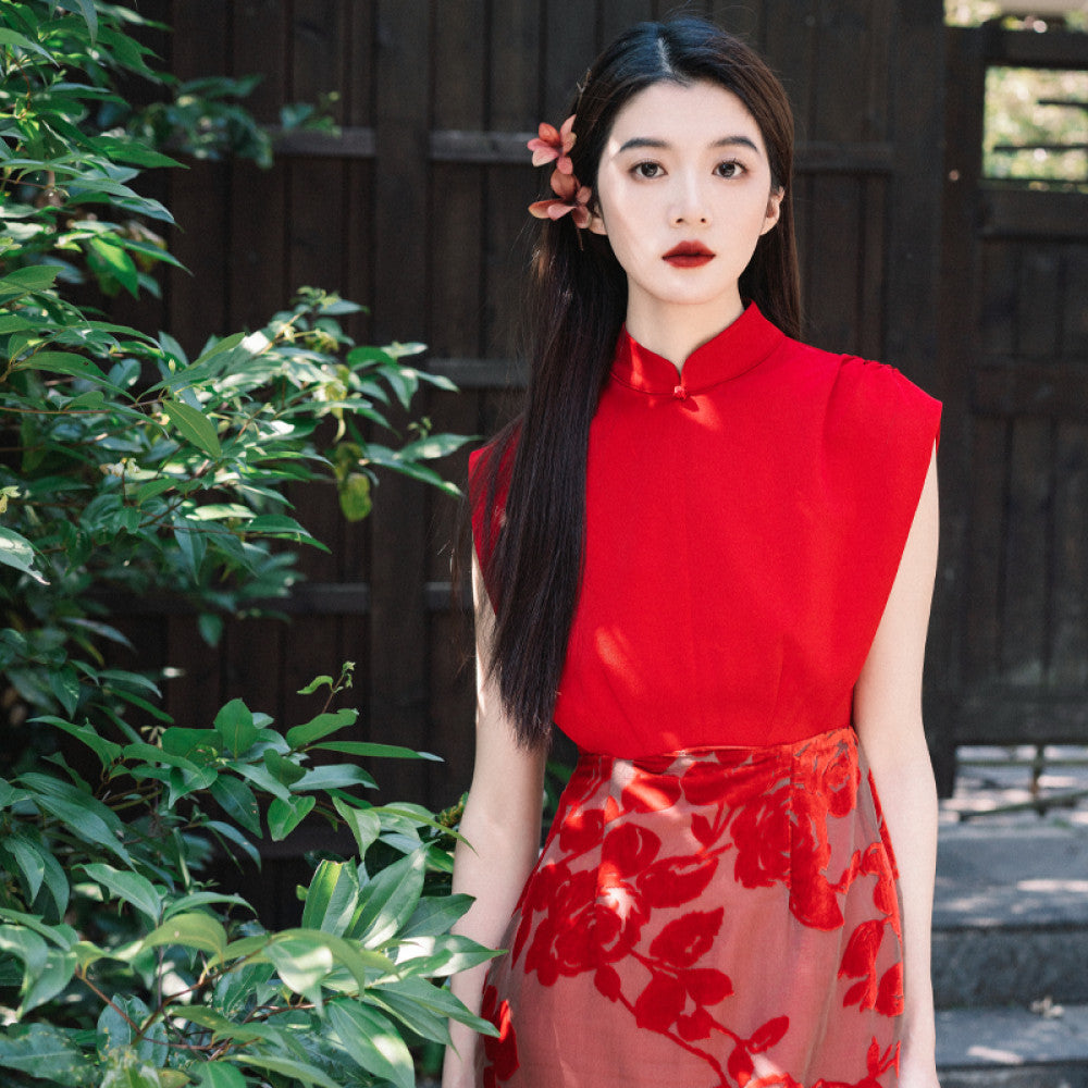 Echo official s new Chinese style improved cheongsam image 11