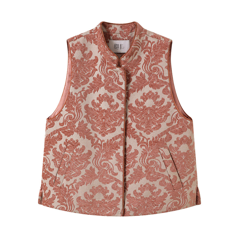 Ruyi Lianyun Autumn and Winter New Style Chenier Jacquard Cotton Jacket Women s Retro New Chinese Style Outerwear Shoulder image 17