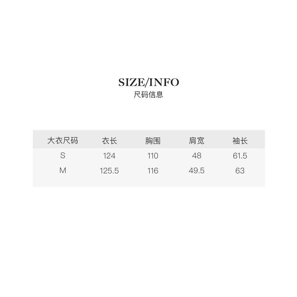Mogas Poison Home Customized Cool and Luxurious White Wool Coat with Large Silhouette and Stylish Appearance Thin and Long Coat for Women in Autumn and Winter image 31