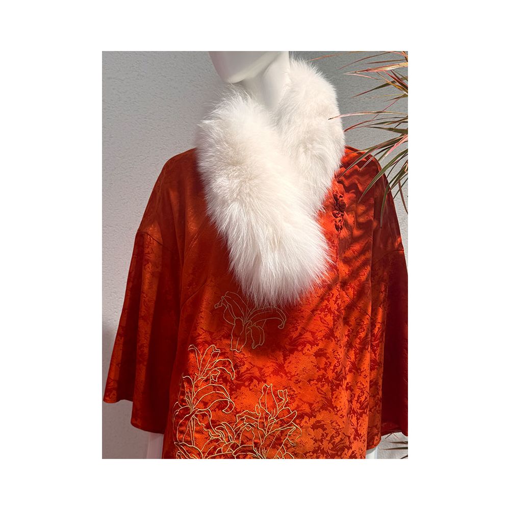 Tang style short jacket for women new Chinese style jacquard slant collar button red New Year s greeting jacket improved Chinese style New Year Tang style winter outfit image 31