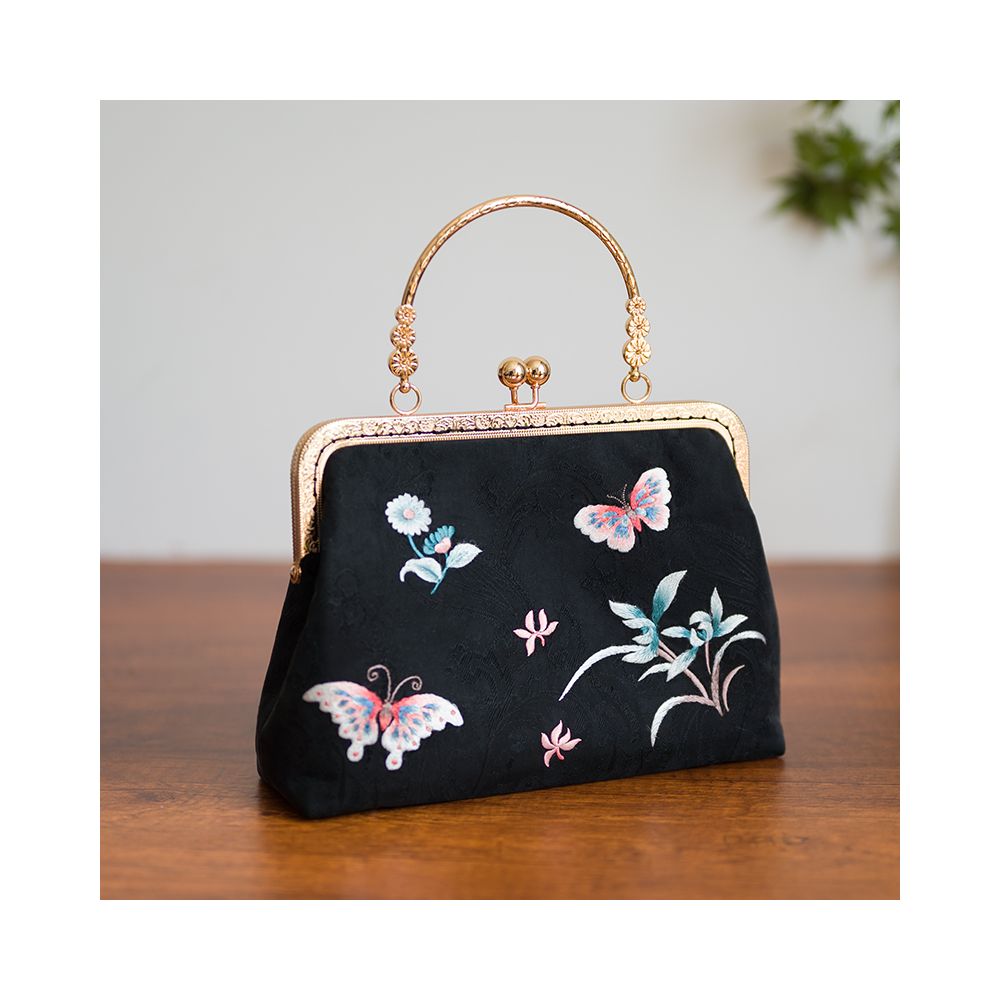 Paired with cheongsam bag retro embroidered handbag 2024 new versatile women s bag Suzhou embroidered beautiful crossbody bag mother s gift image 14