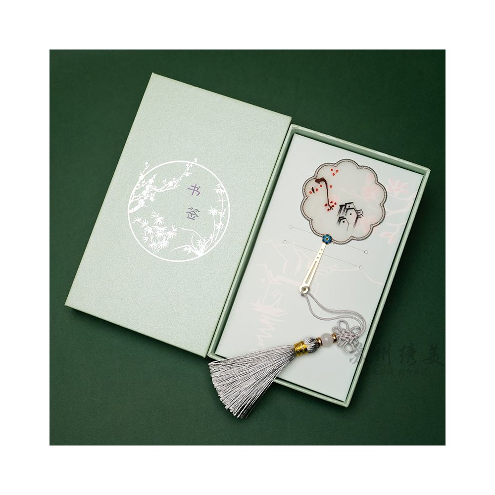 Suzhou Embroidery Handmade Double sided Embroidery Bookmark with Chinese Style Characteristics Suzhou Embroidery Art Gift for School Season Teacher s Day Gift image 29