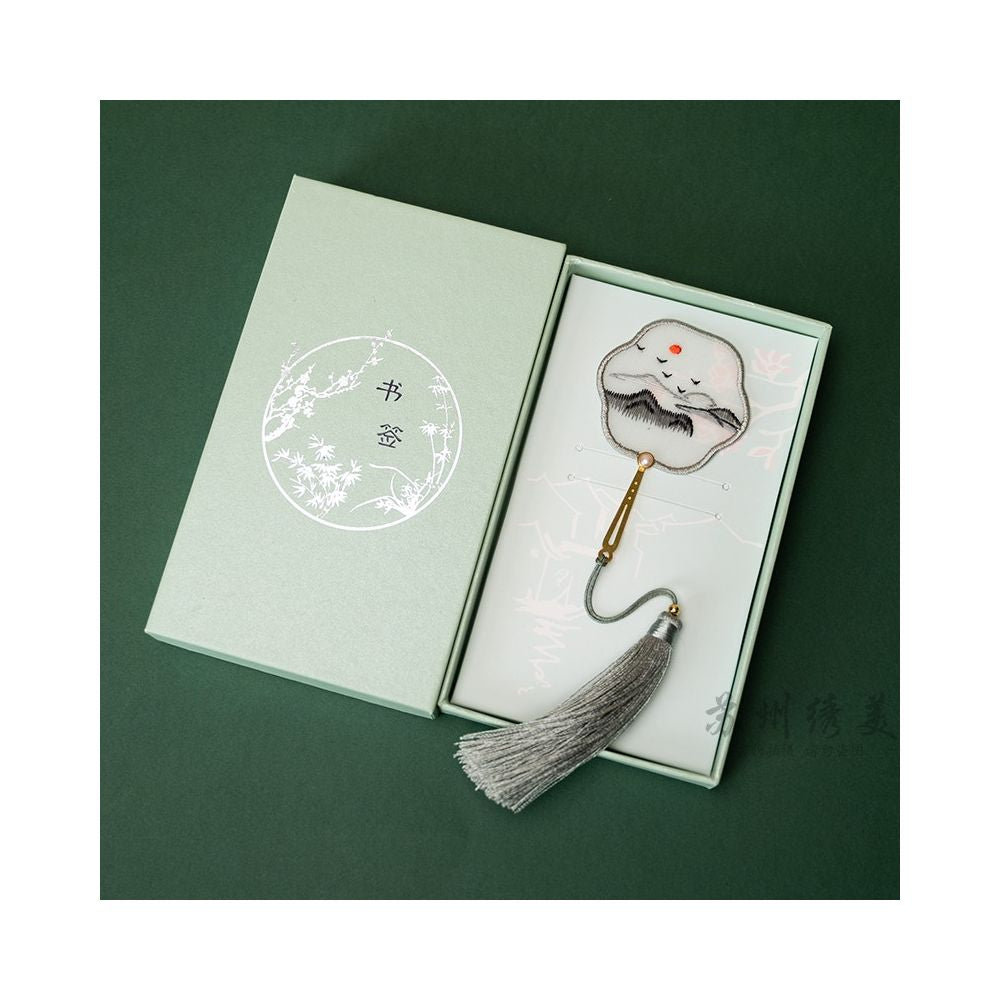 Suzhou Embroidery Handmade Double sided Embroidery Bookmark with Chinese Style Characteristics Suzhou Embroidery Art Gift for School Season Teacher s Day Gift image 37