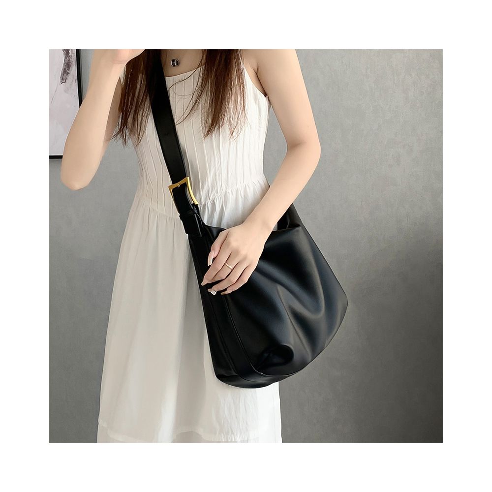 Broadband Crossbody Bag for Women s 04 New Versatile Casual One Shoulder Luxury Commuter Large Capacity Soft Leather Tote Bag image 6