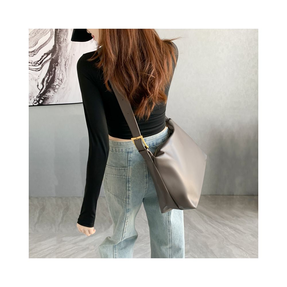 ASAYA2423 Broadband crossbody class single shoulder high-end commuting large capacity soft leather tote bag