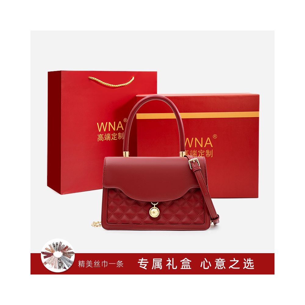 Luan Feng He Ming Red Velvet Wedding Bag Crossed Small Square Bag Premium Handheld Show Wofu Engagement Bridal Bag image 40