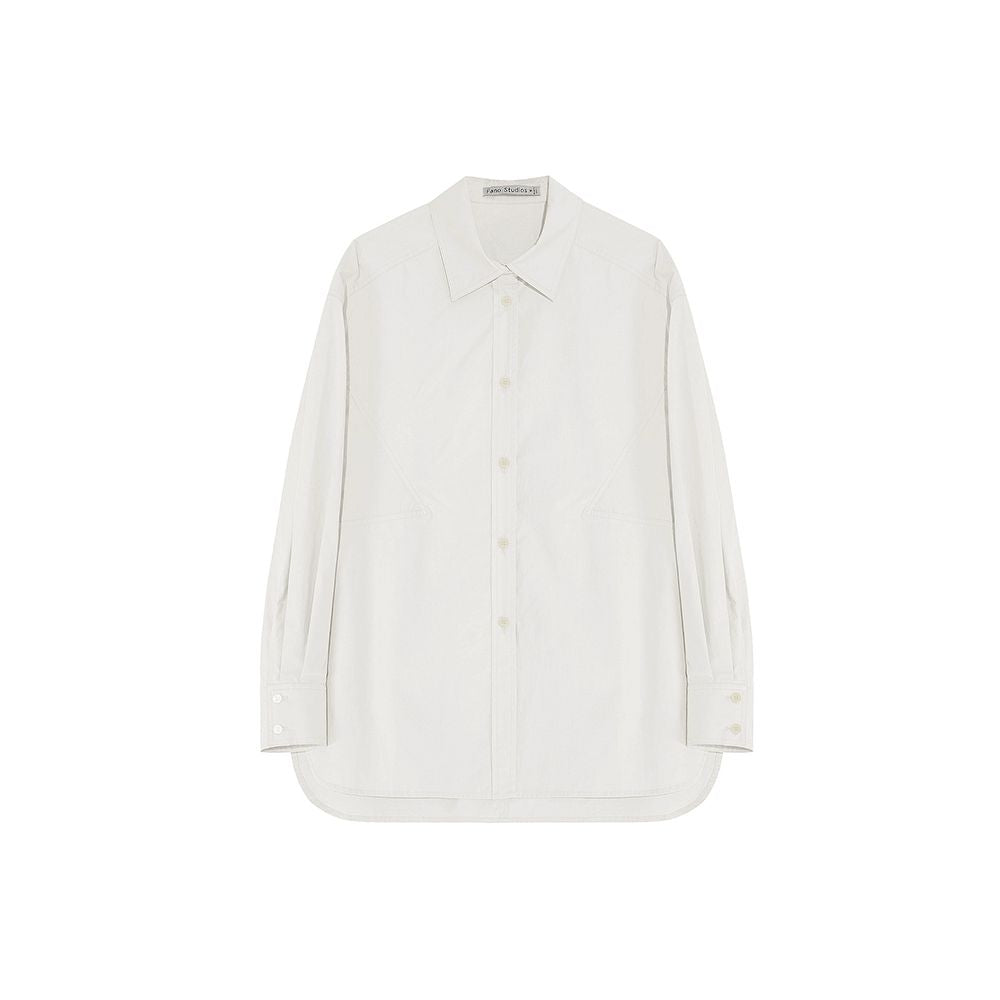 Fan Luo 2025 Autumn New White Shirt Women s Design Sense Small and Popular Loose Retro Stacked Top Long Sleeve Shirt image 30