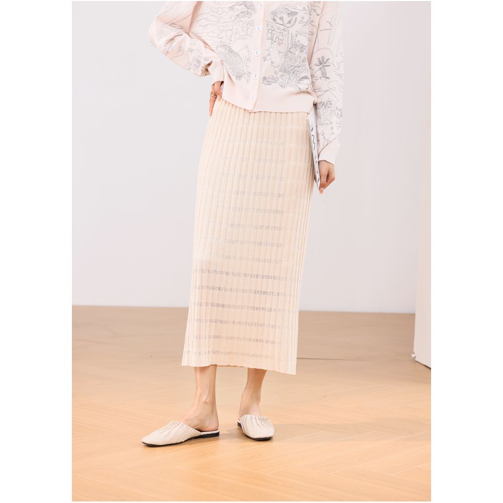 ASAYA2356 High Waist Knitted skirt