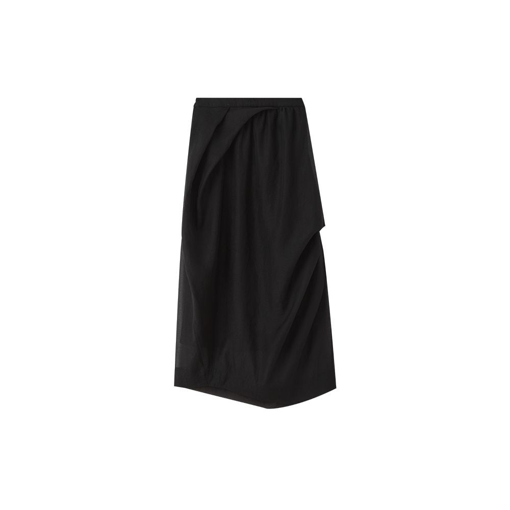 MURURMI Designer Brand Skirt Half Skirt Double Bottom pleated Half Skirt image 11