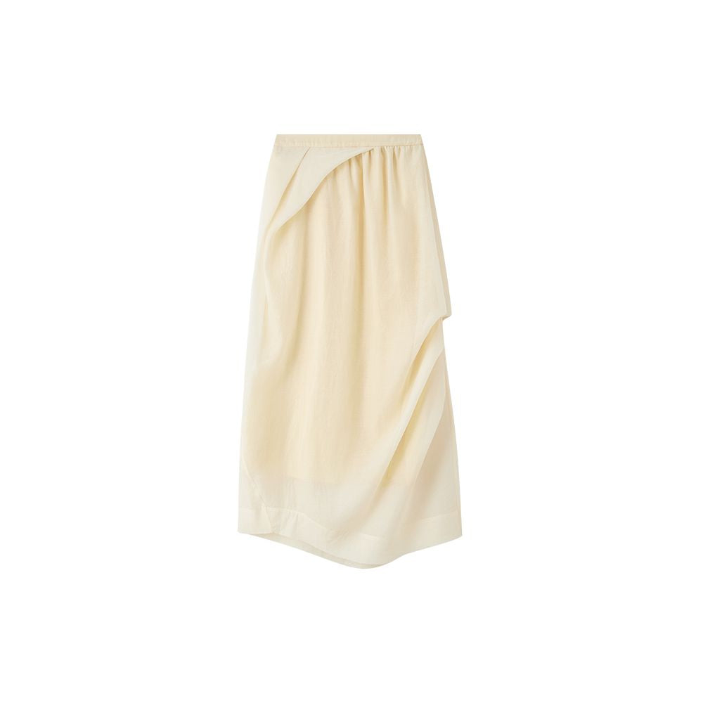 MURURMI Designer Brand Skirt Half Skirt Double Bottom pleated Half Skirt image 17