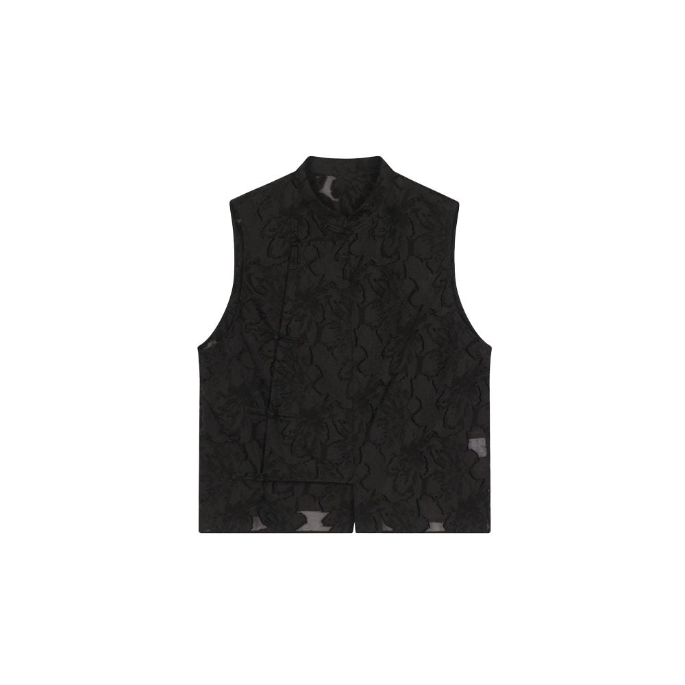 ASAYA2233 Chinese buckle flower vest