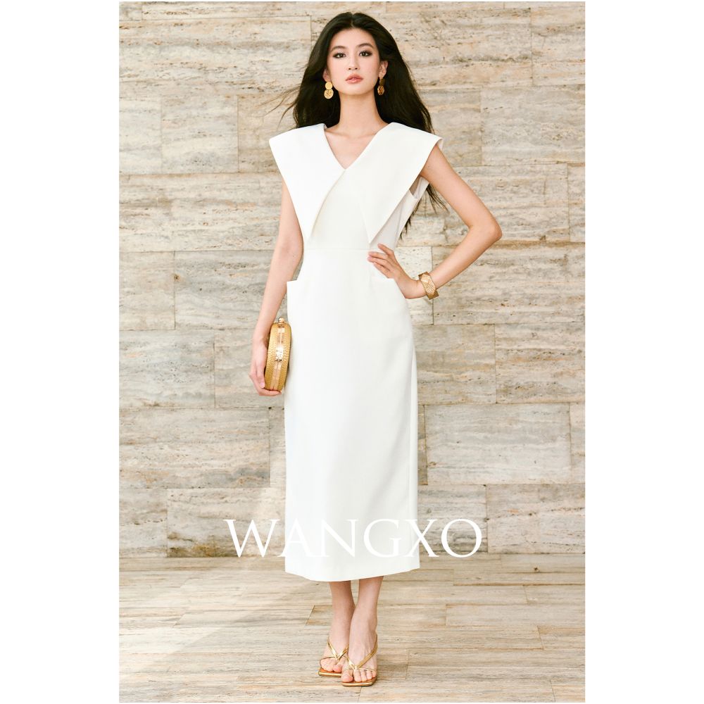 ASAYA2222 Elegant doll collar dress