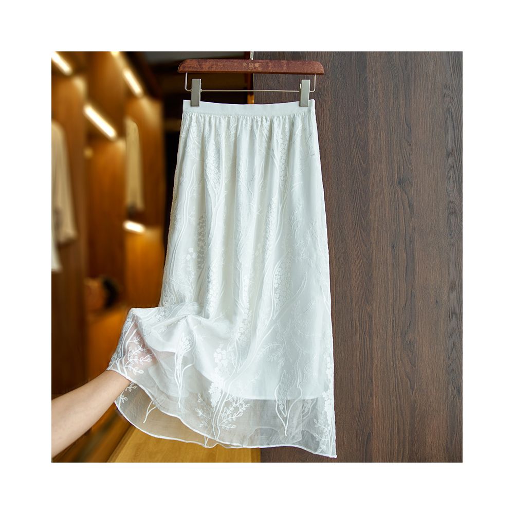 ASAYA2204 Silk skirt