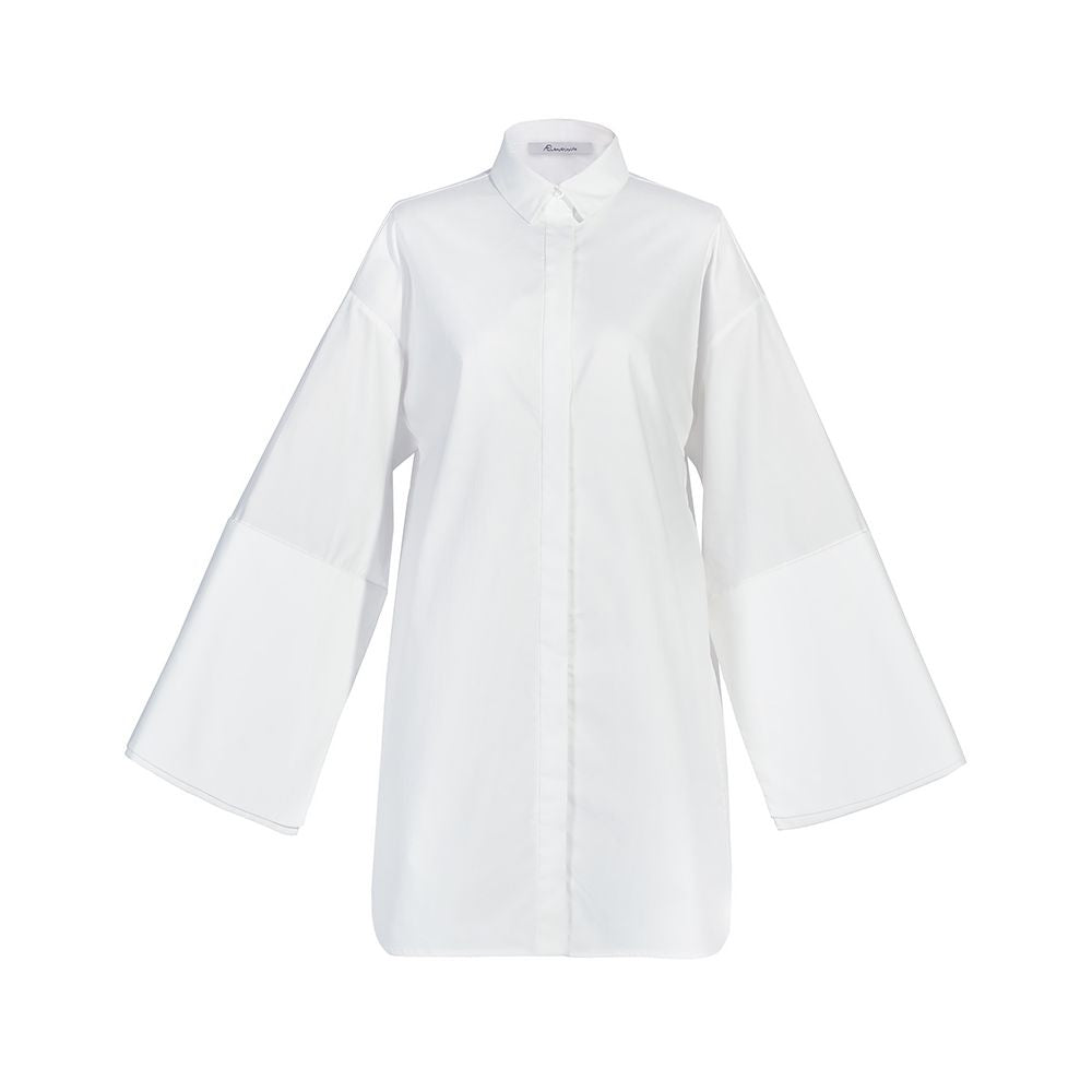 AEL Original New Shirt Women s Design Sense Niche Dress Loose Long Shirt Autumn 2025 New Style image 2