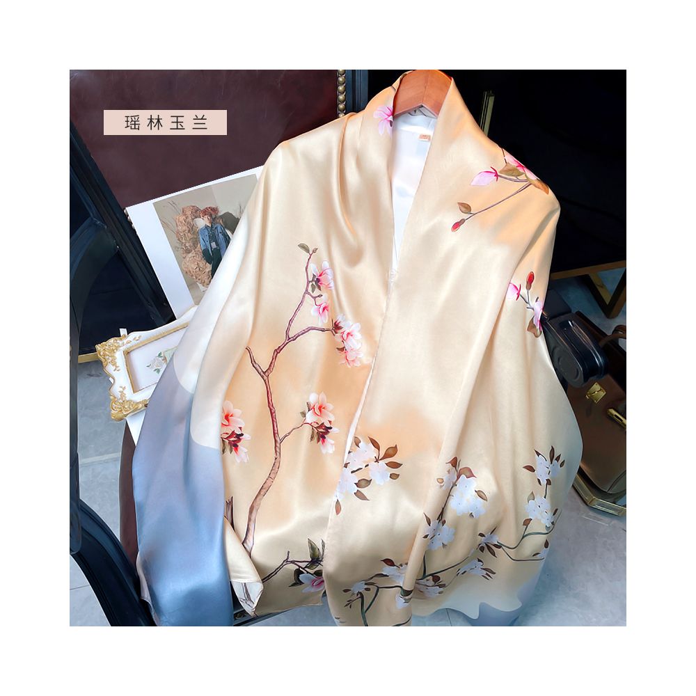 Silk scarf for women 2025 new 100 mulberry silk shawl outer scarf for mother and elders birthday gift image 65