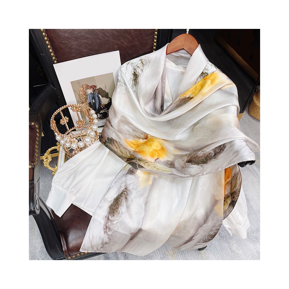 Silk scarf for women 2025 new 100 mulberry silk shawl outer scarf for mother and elders birthday gift image 67