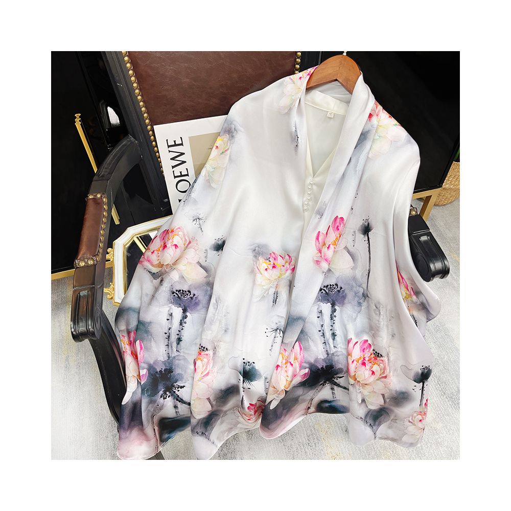 Silk scarf for women 2025 new 100 mulberry silk shawl outer scarf for mother and elders birthday gift image 16