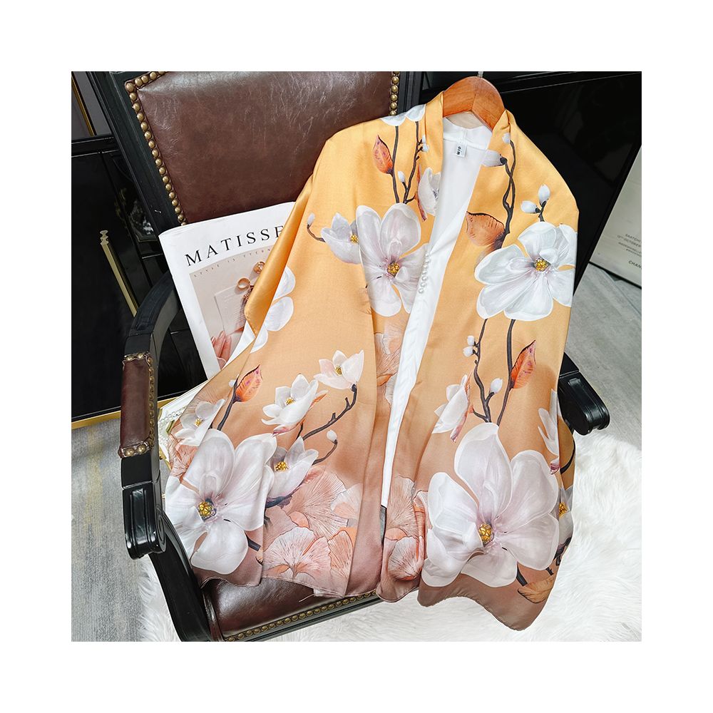 Silk scarf for women 2025 new 100 mulberry silk shawl outer scarf for mother and elders birthday gift image 22