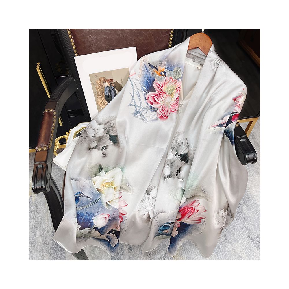 Silk scarf for women 2025 new 100 mulberry silk shawl outer scarf for mother and elders birthday gift image 29
