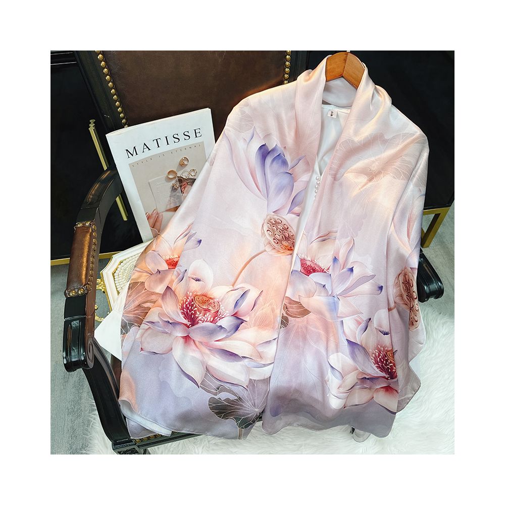 Silk scarf for women 2025 new 100 mulberry silk shawl outer scarf for mother and elders birthday gift image 43