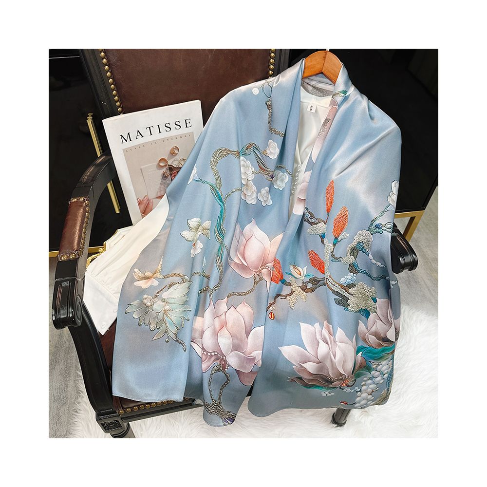Silk scarf for women 2025 new 100 mulberry silk shawl outer scarf for mother and elders birthday gift image 52