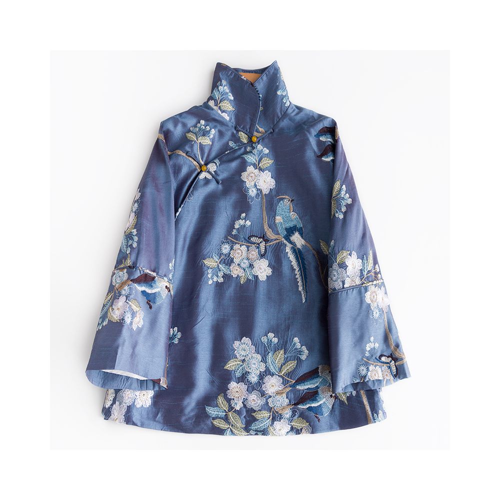 Zhendian Baby CPP211 Retro Chinese style Improved Tang Costume Inverted Big Sleeve Cheongsam Coat Embroidered Chinese Women s Clothing image 134