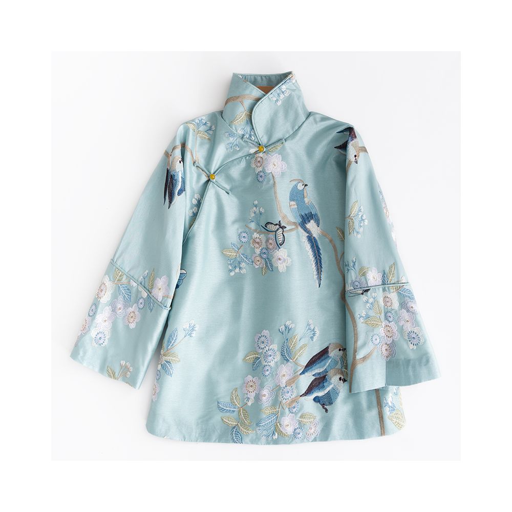Zhendian Baby CPP211 Retro Chinese style Improved Tang Costume Inverted Big Sleeve Cheongsam Coat Embroidered Chinese Women s Clothing image 61