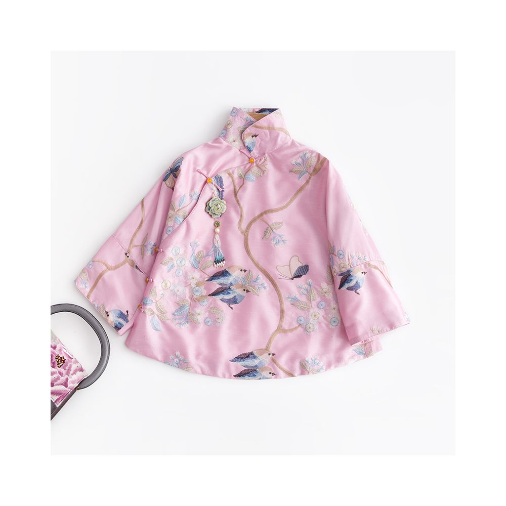 Zhendian Baby CPP211 Retro Chinese style Improved Tang Costume Inverted Big Sleeve Cheongsam Coat Embroidered Chinese Women s Clothing image 66