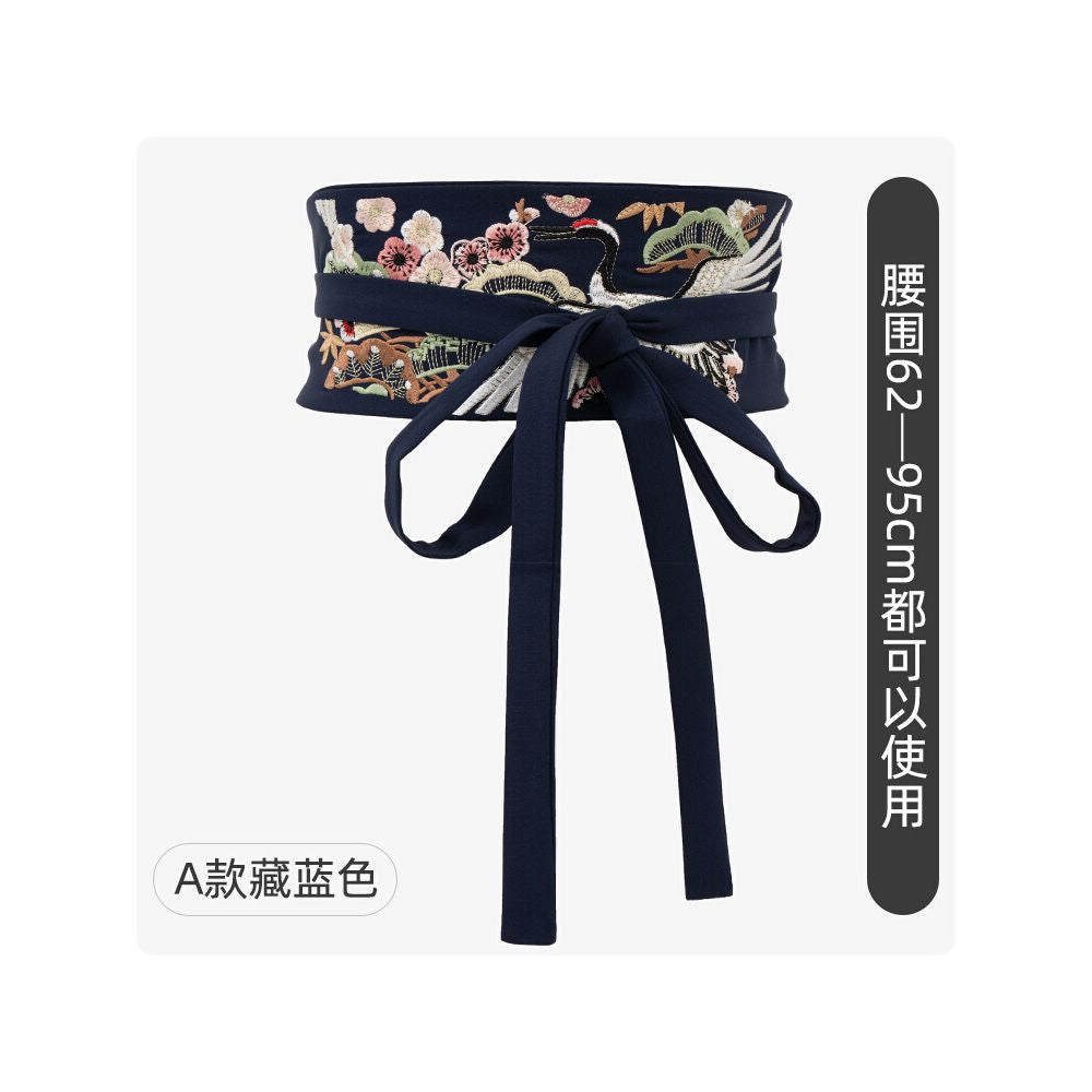 New Chinese style horse faced skirt dress with red embroidered Hanfu waistband women s skirt accessories palace retro Chinese style image 13