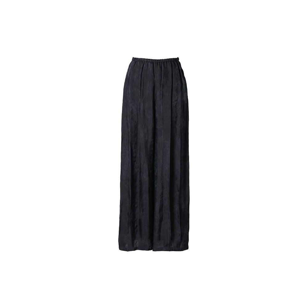 Spot Mogas high street pleated casual pants lightweight breathable elastic waistband long wide leg pants for women in spring and summer image 11