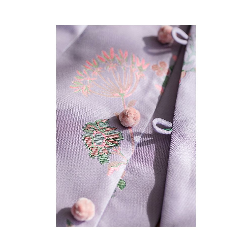 Tao Zhiyao Spring 2023 Vanilla Sky China Chic New Chinese Jacquard Spring and Autumn Sandwich Short Wallet Versatile image 1