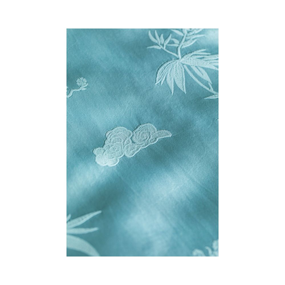 ASAYA1792  Tao Zhi Miao 2023 Spring / Mei Lanzhu New Chinese literary acetic acid three-dimensional flower improved cheongsam skirt solid color