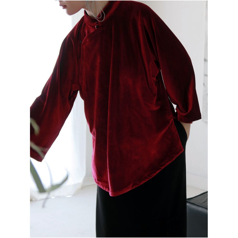 TAORAN women s clothing new Chinese style improved Tang style coat women s young style cheongsam top slanted placket Zen tea suit small shirt image 1