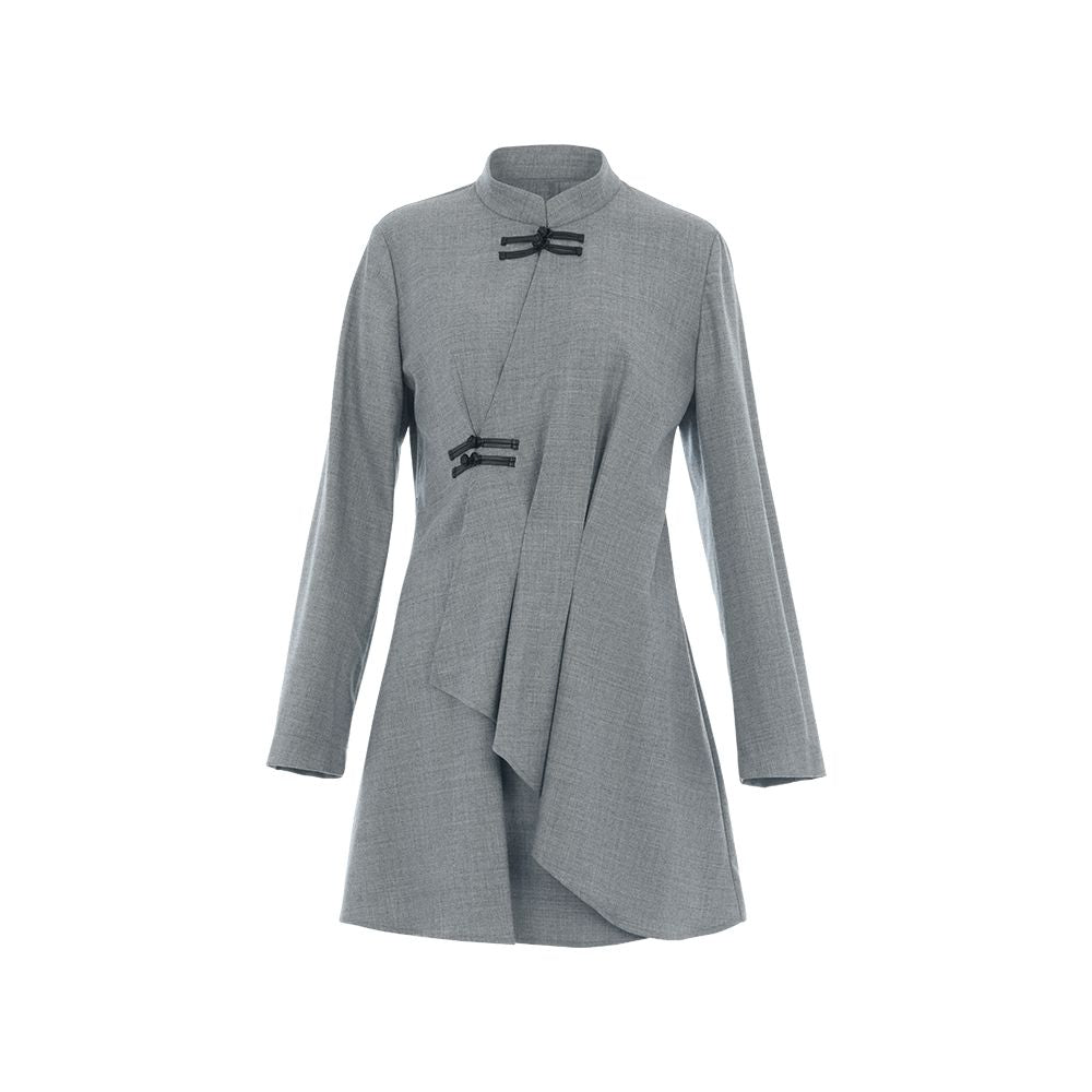 ASAYA1686 : Huamu deep Chinese style shirt jacket women's spring and autumn style