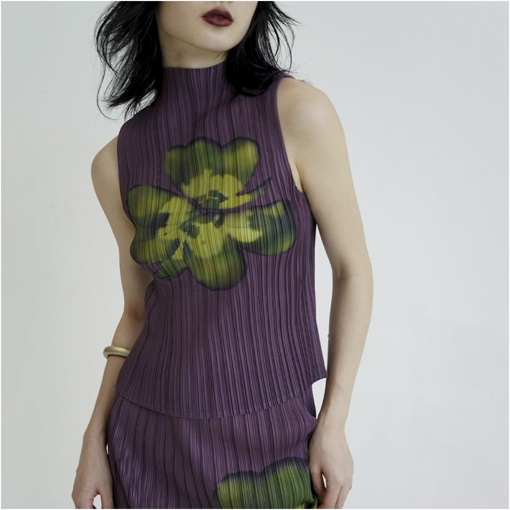 T Lonely 1 MGLM Printed Wrinkle Set with Folded Design image 7