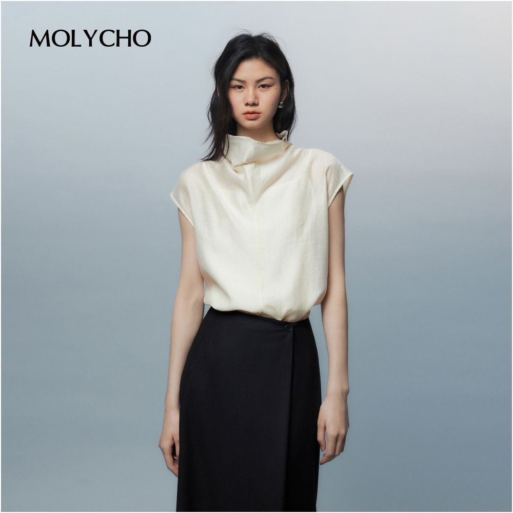 MOLYCHO Cold Aesthetics Thin Long Sleeve Shirt Jacket for Women Medium Length Top Loose Micro Transparent Shirt image 30