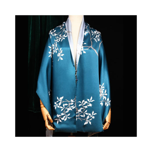 ASAYA 1468 Silk Scarf Silk Scarf Women s Versatile Spring and Autumn Mulberry Silk Dress Suzhou Silk Mom Wedding Cheongsam Shawl