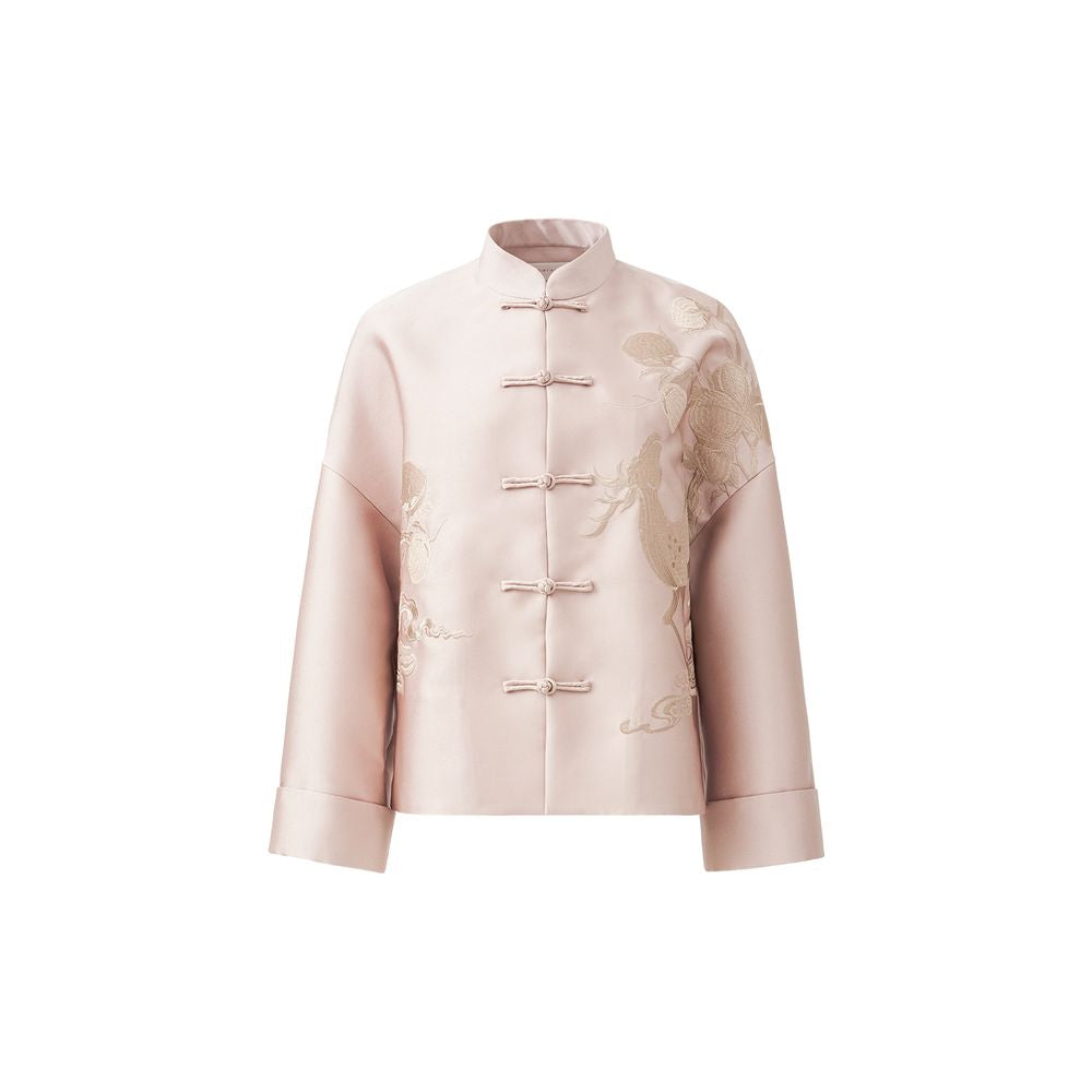 Naivee blogger s same style autumn new Chinese style women s clothing Chinese style top embroidered buckle loose jacket for women image 15