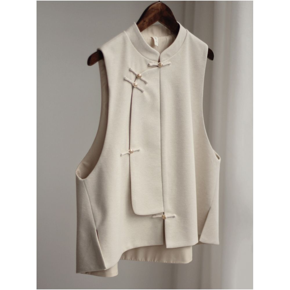 New Chinese style retro original improved vest bi entry image 0