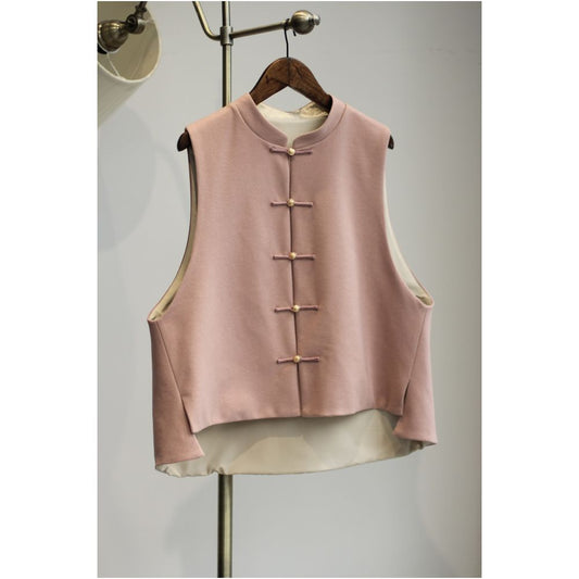 Asaya1473 - Chinese style red Tang vest