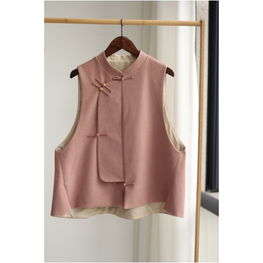 New Chinese style retro original improved vest bi entry image 6