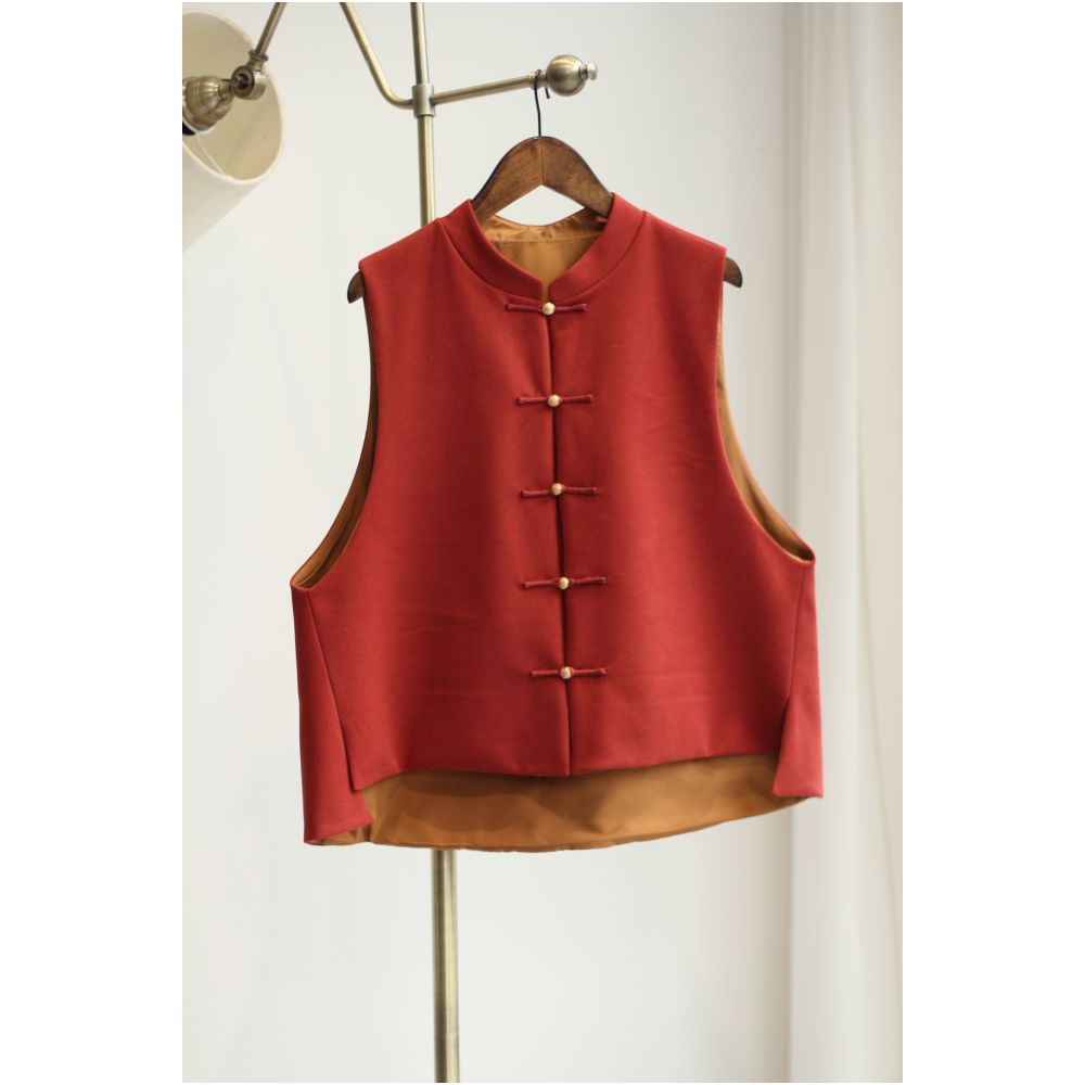 New Chinese style retro original improved vest bi entry image 10