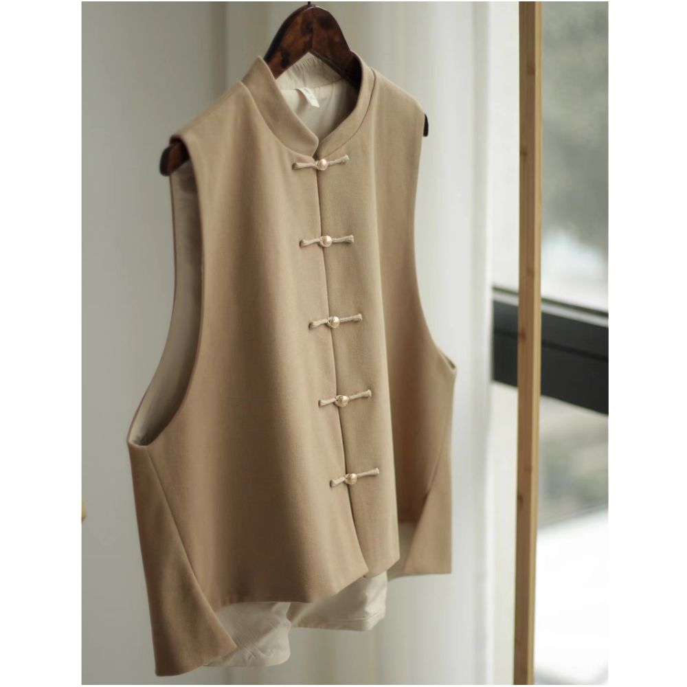 New Chinese style retro original improved vest bi entry image 21