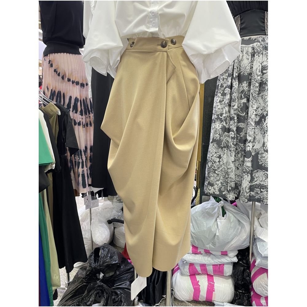 Good texture fashionable and slimming design hip covering and lifting proportion half skirt for women 2025 new versatile and elegant style image 15