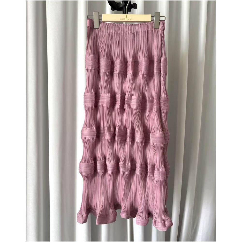 High end pleated commuting temperament versatile slimming and high waisted pleated skirt mid length pleated skirt and versatile pleated skirt image 17