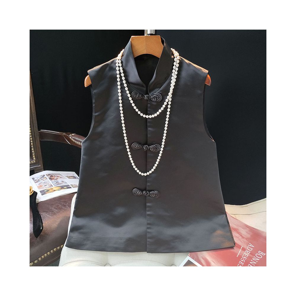 Asaya1108 - Vintage Chinese Buckle Vest