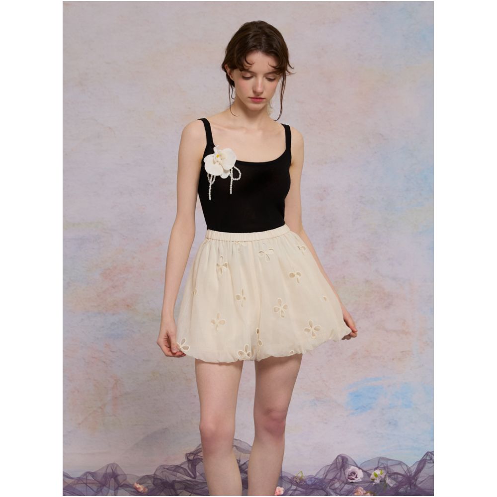 Tail Kite Record 2025 Original Design Hollow Flower Shirt for Women Loose and Slim Long Sleeve Vacation Style Top Sunscreen image 23