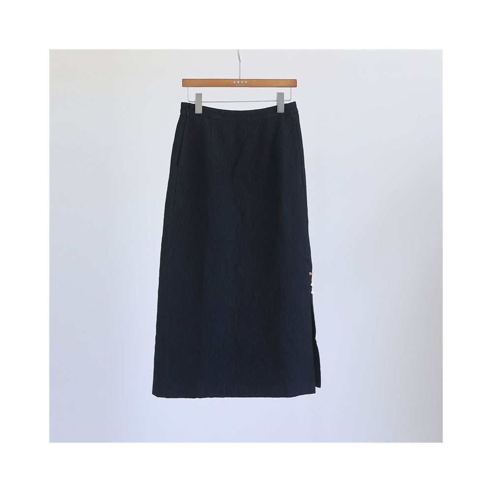 Nail bead embroidery fashionable new Chinese style cotton and wool set women s Chinese style mixed and matched vest high waisted split skirt M51096 image 42
