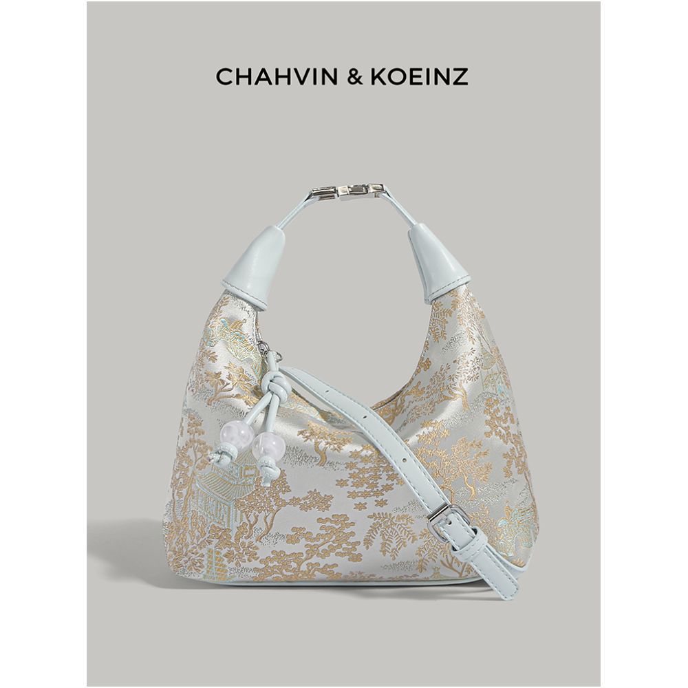 CAHVIN KOEINZ New Chinese Embroidered Handbag for Women 2024 New High end Dumpling Bag Crossbody Bag image 3